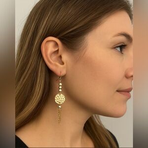 🔥Host Pick🔥 Coldwater Creek Pearl Gold and Silver Dangle Earrings